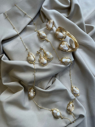 Heba cream set of of 4