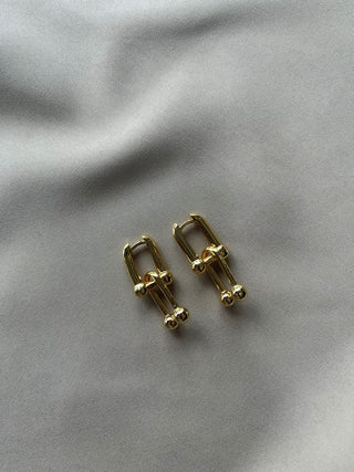 Plain Link Earrings