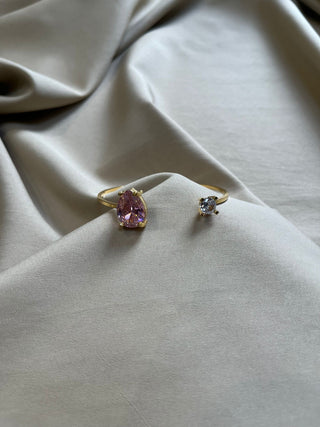 A Y R A cuff bangle in pink